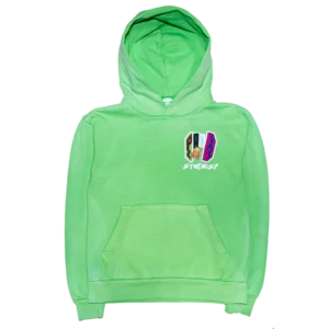 RANSOM NOTE Lightning Arc Logo Pull Over Hoodie (SUMMER GREEN)