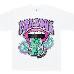 DROP DOX NOT BOMBS TEE (WHITE)