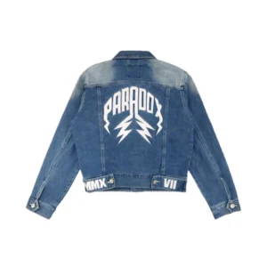 DENIM JACKET LIGHTNING ARC LOGO (BLUE)