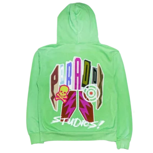 RANSOM NOTE Lightning Arc Logo Pull Over Hoodie (SUMMER GREEN)